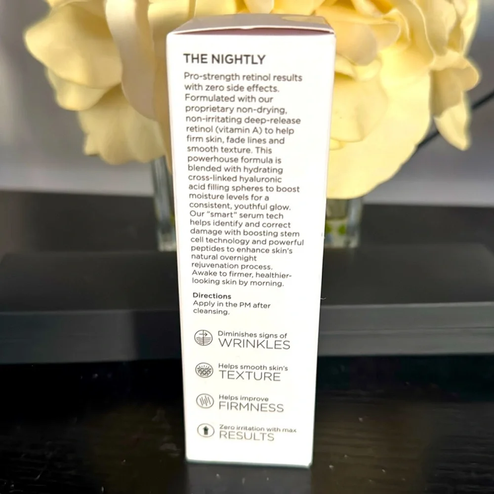 BeautyBio The Nightly Overnight Serum Retinol Hyaluronic Acid New & Sealed